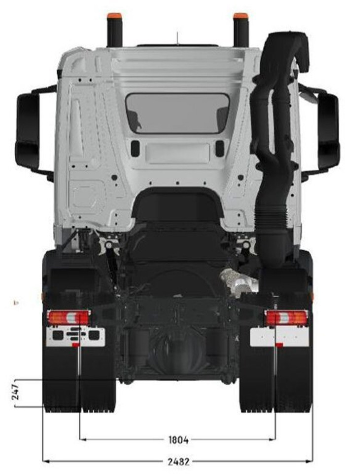 Mercedes-Benz Arocs 3253 L 8x4/4 Arocs 3253 L 8x4/4, MultimediaCockpit, Navi, Motorabtrieb - Cab chassis truck: picture 4 Mercedes-Benz Arocs 3253 L 8x4/4 Arocs 3253 L 8x4/4, MultimediaCockpit, Navi, Motorabtrieb - Cab chassis truck: picture 4