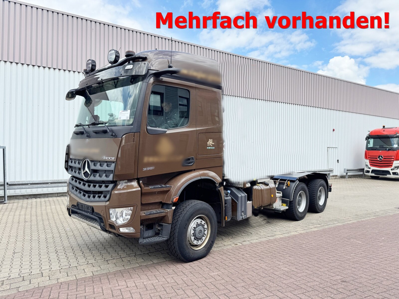 Mercedes-Benz Arocs 3351 LS 6x6 Arocs 3351 LS 6x6, Grounder, MirrorCam, Navi - Cab chassis truck: picture 1 Mercedes-Benz Arocs 3351 LS 6x6 Arocs 3351 LS 6x6, Grounder, MirrorCam, Navi - Cab chassis truck: picture 1