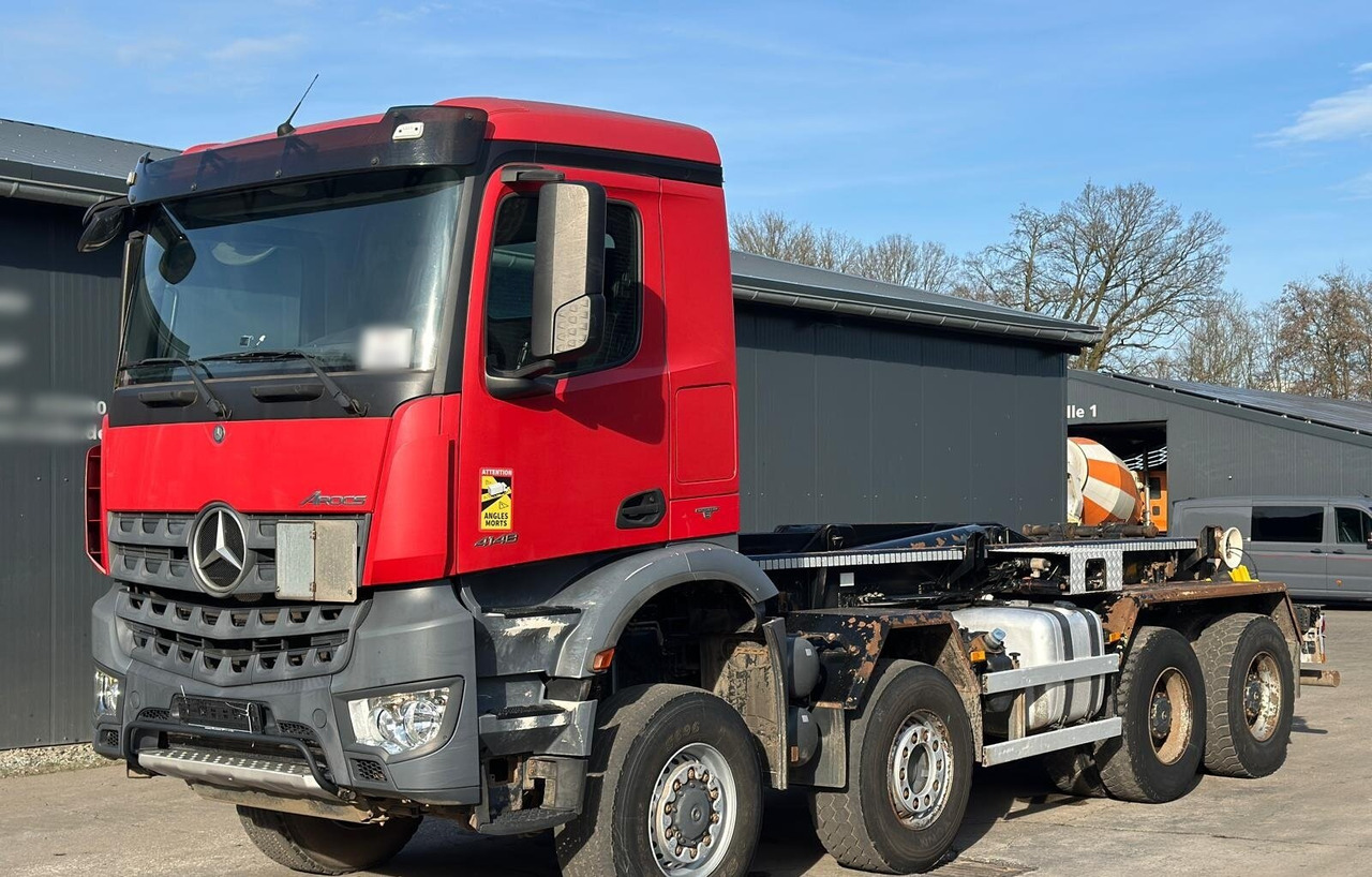 Mercedes-Benz Arocs 4148 AK 8x6/4 Arocs 4148 AK 8x6/4, Grounder, Turbo-Retarder-Kupplung - Hook lift truck: picture 1 Mercedes-Benz Arocs 4148 AK 8x6/4 Arocs 4148 AK 8x6/4, Grounder, Turbo-Retarder-Kupplung - Hook lift truck: picture 1