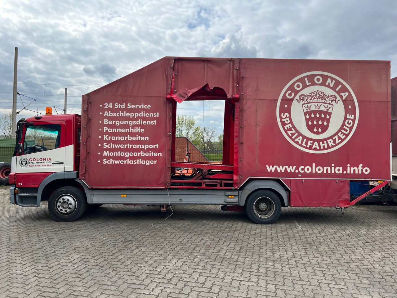 Mercedes-Benz Atego 1223 L 4x2 Atego 1223 L 4x2, Kompl. Zug, Lift- & Schiebeplateau, Funk - Autotransporter truck: picture 3 Mercedes-Benz Atego 1223 L 4x2 Atego 1223 L 4x2, Kompl. Zug, Lift- & Schiebeplateau, Funk - Autotransporter truck: picture 3