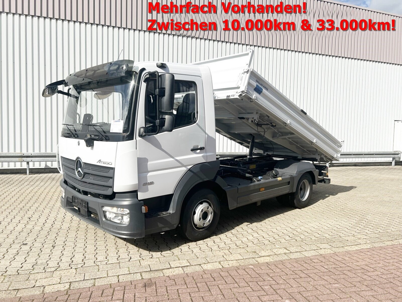 Mercedes-Benz Atego 818/23 K 4x2 Atego 818/23 K 4x2, 2x AHK, Meiller-Kipper, mehrfach Vorhanden! - Tipper: picture 1 Mercedes-Benz Atego 818/23 K 4x2 Atego 818/23 K 4x2, 2x AHK, Meiller-Kipper, mehrfach Vorhanden! - Tipper: picture 1