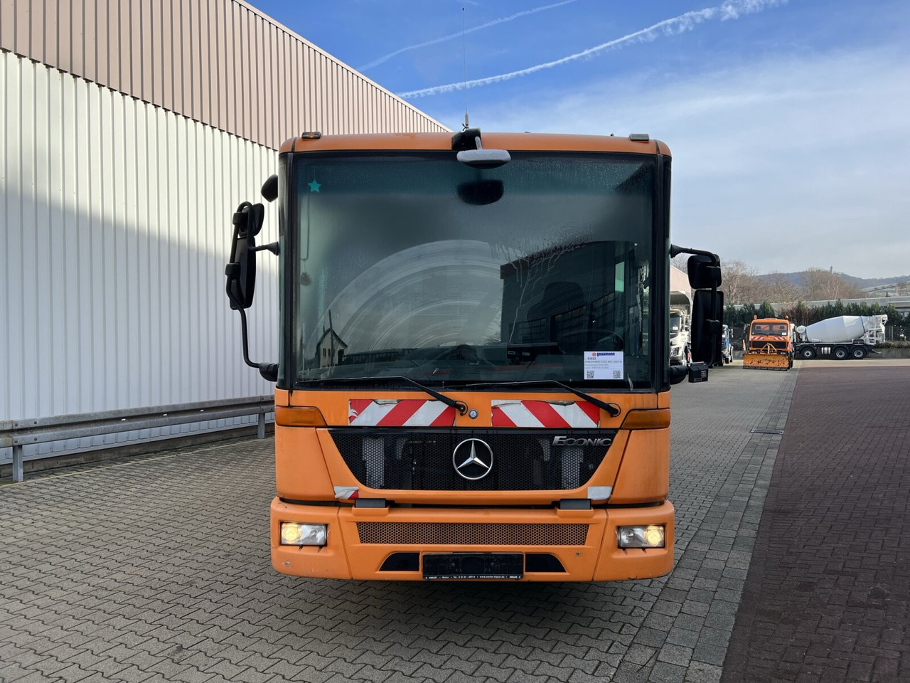 Garbage truck for transportation of garbage Mercedes-Benz Econic 2633 L 6x2/4 NLA Econic 2633 L 6x2/4 NLA, Lenkachse, Zöller Medium XL, Zöller-Schüttung: picture 8