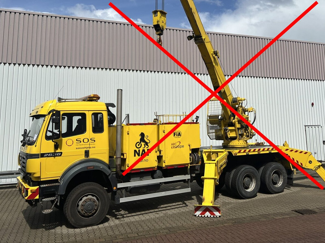 Mercedes-Benz SK II 2638/44 A 6x6 SK II 2638/44 A 6x6, V8, Retarder - Cab chassis truck: picture 1 Mercedes-Benz SK II 2638/44 A 6x6 SK II 2638/44 A 6x6, V8, Retarder - Cab chassis truck: picture 1