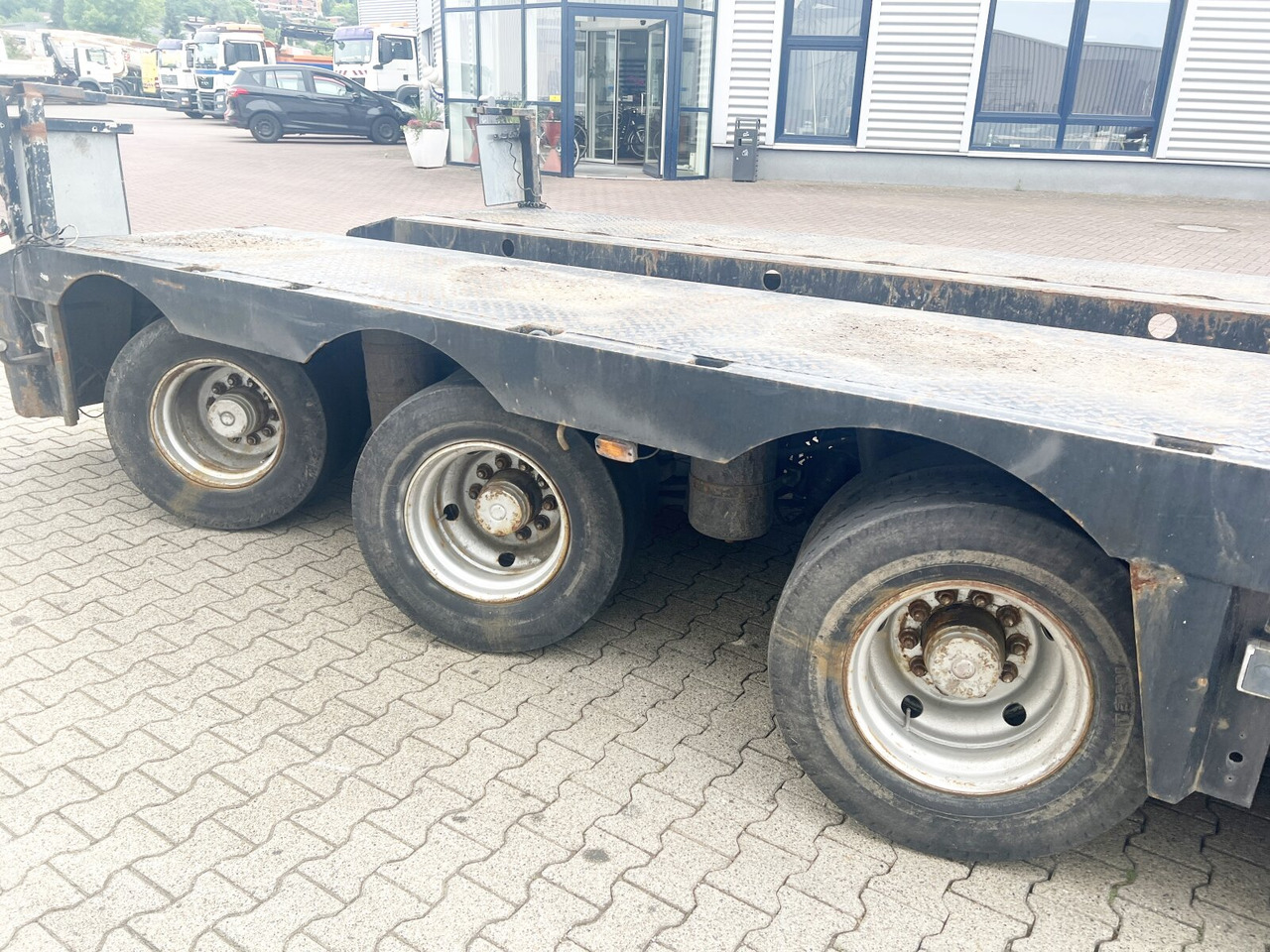 Low loader semi-trailer for transportation of heavy machinery Nooteboom Euro-54-03 Euro-54-03, Schwanenhals abfahrbar, Hydr. Zwangsgelenkt: picture 14