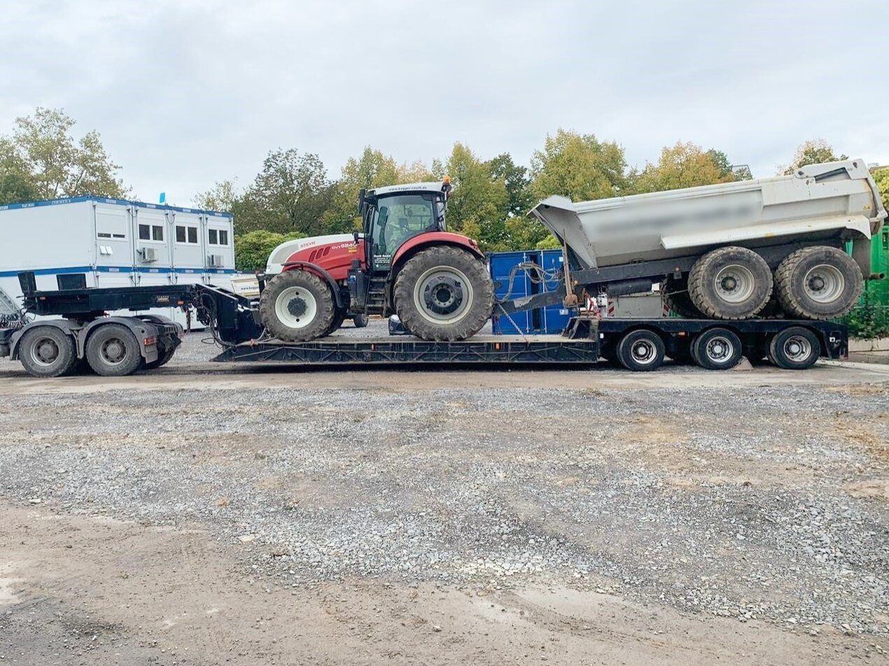 Low loader semi-trailer for transportation of heavy machinery Nooteboom Euro-54-03 Euro-54-03, Schwanenhals abfahrbar, Hydr. Zwangsgelenkt: picture 8