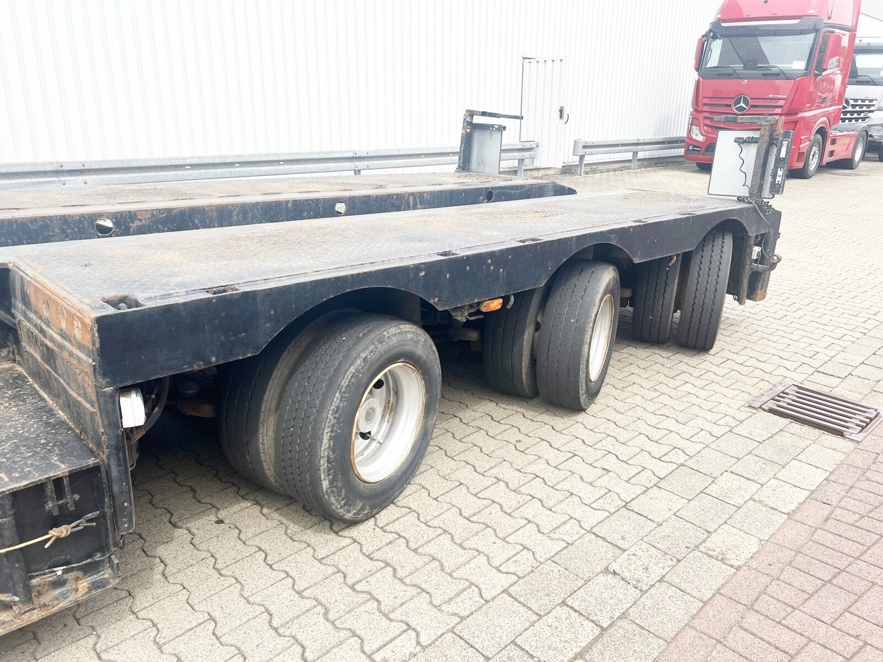Low loader semi-trailer for transportation of heavy machinery Nooteboom Euro-54-03 Euro-54-03, Schwanenhals abfahrbar, Hydr. Zwangsgelenkt: picture 6