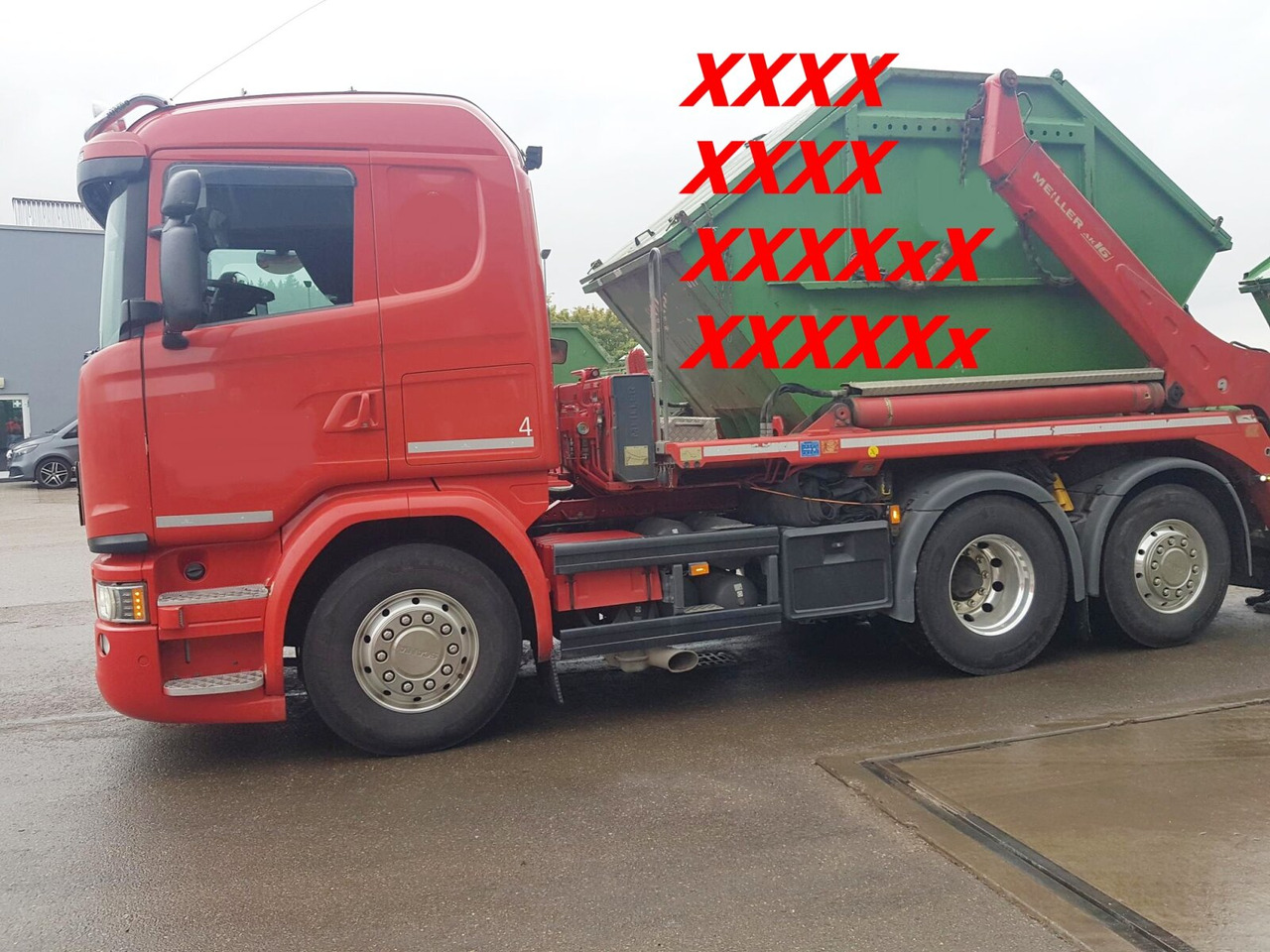Scania G 450 / 6x2/4 G 450 /6x2/4, Meiller AK 16 MTG, Funk, Teleskop - Skip loader truck: picture 2 Scania G 450 / 6x2/4 G 450 /6x2/4, Meiller AK 16 MTG, Funk, Teleskop - Skip loader truck: picture 2