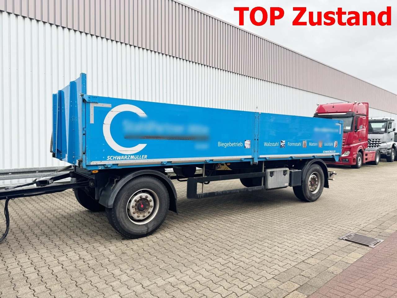 Schwarzmüller T-Serie T-Serie, TOP-Zustand - Dropside/ Flatbed trailer: picture 1 Schwarzmüller T-Serie T-Serie, TOP-Zustand - Dropside/ Flatbed trailer: picture 1