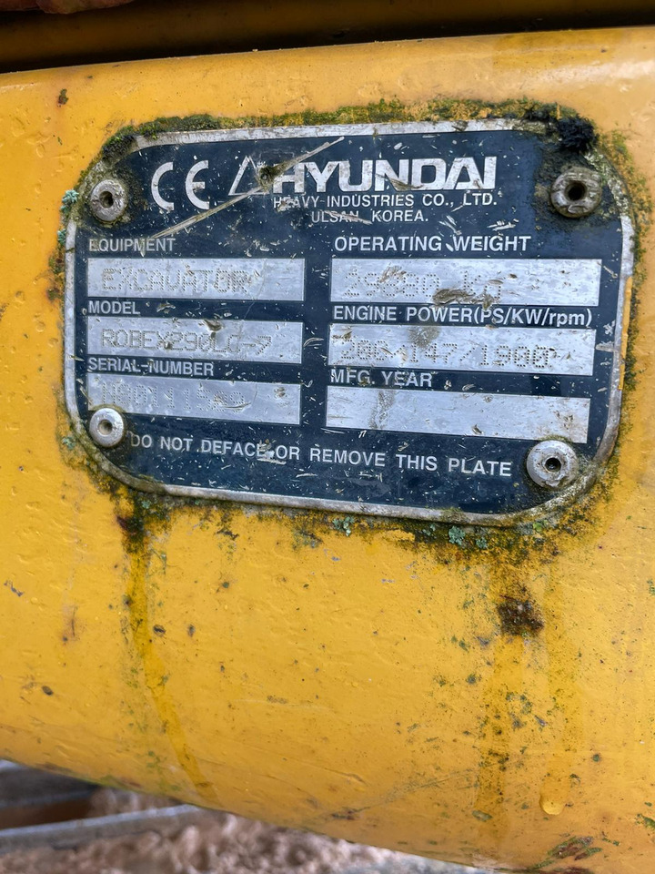 Crawler excavator Hyndai Robex 290 LC-7: picture 12