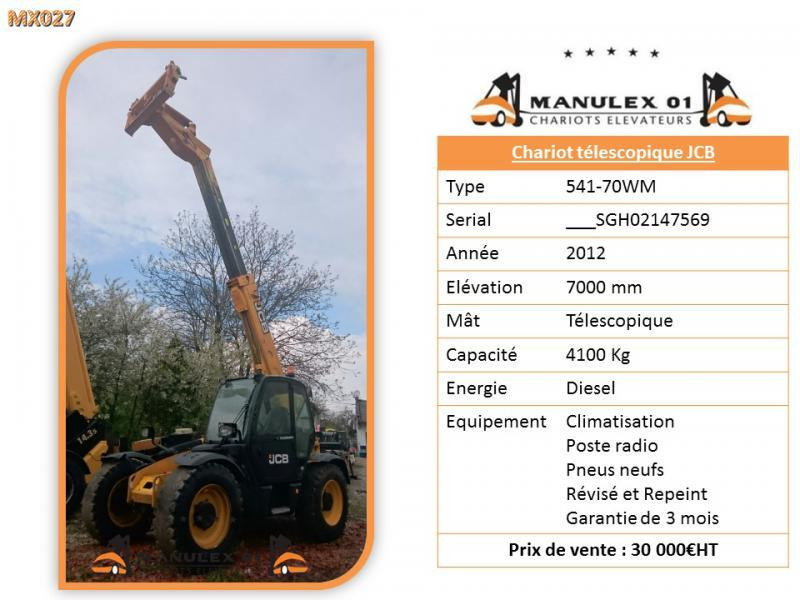 JCB 541-70WM - Telescopic handler: picture 4 JCB 541-70WM - Telescopic handler: picture 4