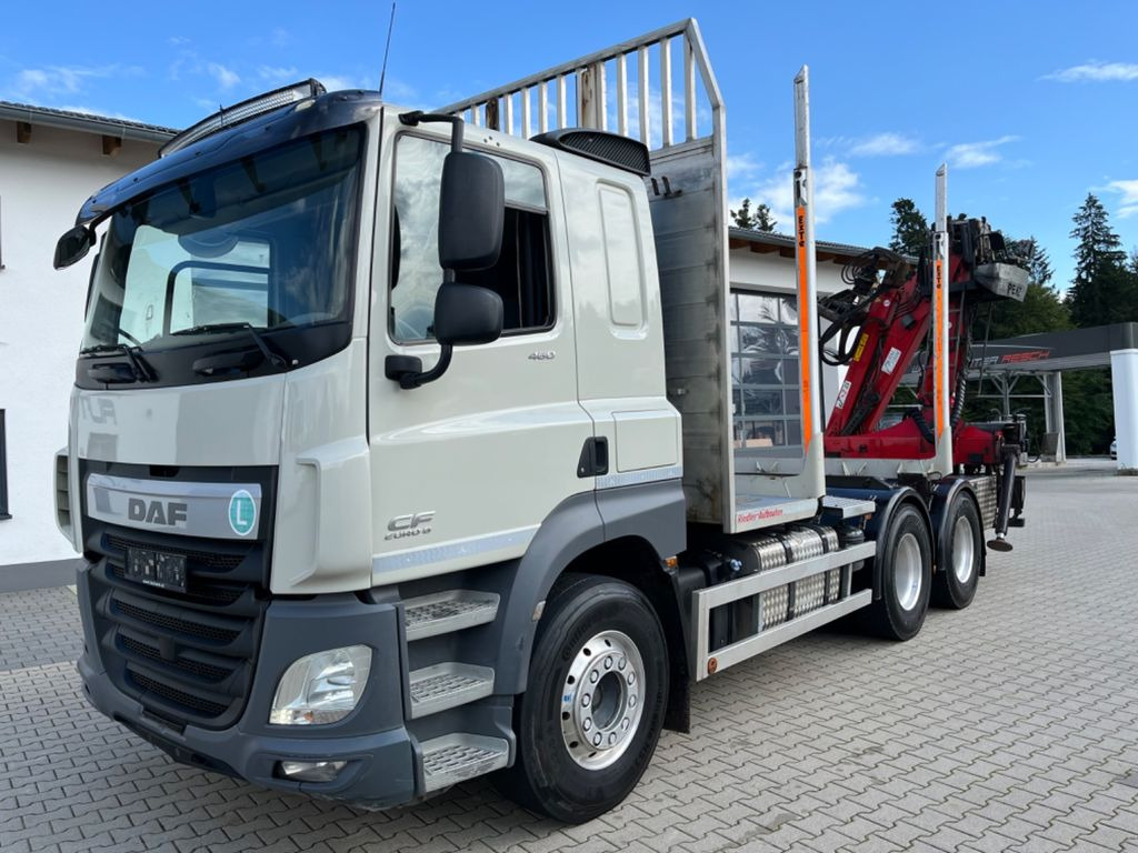 DAF CF 460 6x4 mit Riedler Holzaufb. Penz Kran 12Z - Timber truck, Crane truck: picture 4 DAF CF 460 6x4 mit Riedler Holzaufb. Penz Kran 12Z - Timber truck, Crane truck: picture 4