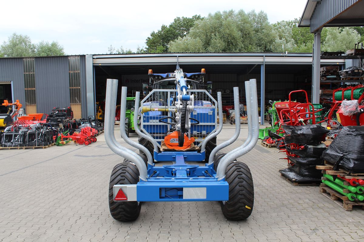 New Forestry trailer Scandic Rückewagen 10,5 to-7,50m Kran-NEU: picture 1