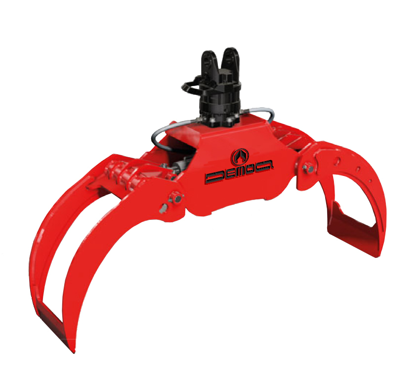 DEMOQ DP025 Log Grab 200 kg - Grapple for Construction machinery: picture 1 DEMOQ DP025 Log Grab 200 kg - Grapple for Construction machinery: picture 1