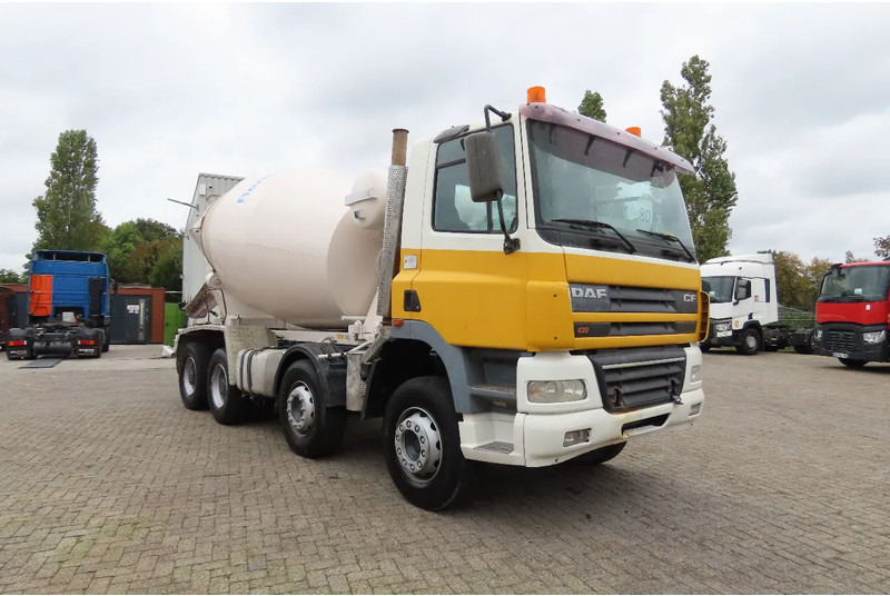 Concrete mixer truck DAF CF 430 8x4, full spring ! Great condition: picture 1