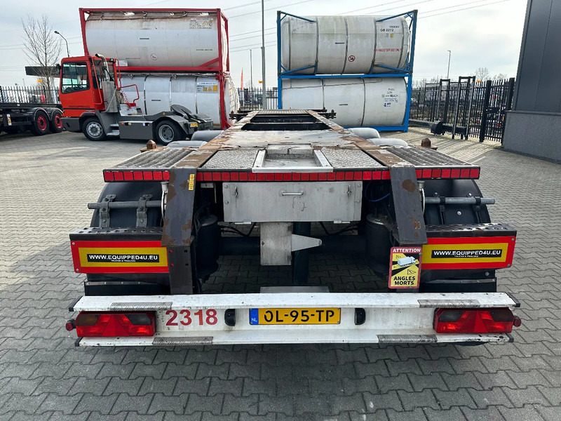 Container transporter/ Swap body semi-trailer Burg 20FT ADR (EX/II, EX/III, FL, AT), Leergewicht : 3.690kg, SAF INTRADISC, 2x Liftachse, NL-Chassis, 75% Reifen, APK/ADR: 07-2025: picture 6