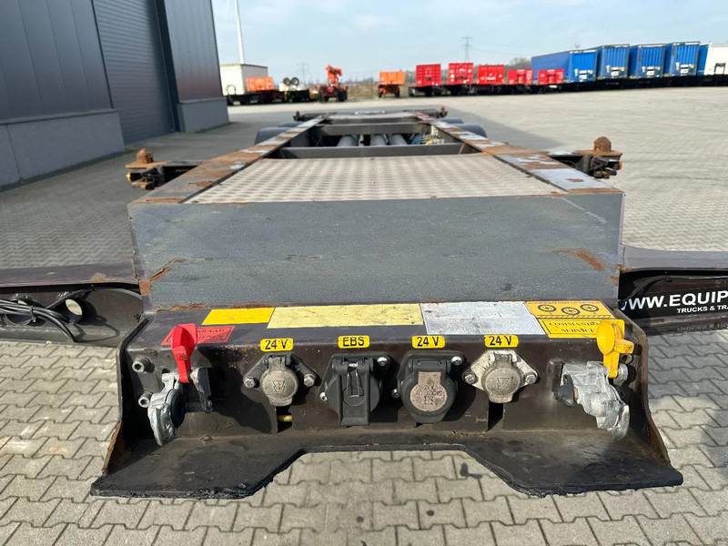 Container transporter/ Swap body semi-trailer Burg 20FT ADR (EX/II, EX/III, FL, AT), Leergewicht : 3.690kg, SAF INTRADISC, 2x Liftachse, NL-Chassis, 75% Reifen, APK/ADR: 07-2025: picture 7