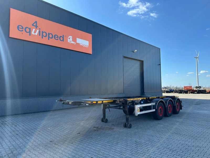 Burg 20FT ADR (EX/II, EX/III, FL, AT), Leergewicht: 3.690kg, SAF INTRADISC, 2x liftaxle, ALCOA, NL-Chassis, APK/ADR: 08-2025 - Container transporter/ Swap body semi-trailer: picture 1 Burg 20FT ADR (EX/II, EX/III, FL, AT), Leergewicht: 3.690kg, SAF INTRADISC, 2x liftaxle, ALCOA, NL-Chassis, APK/ADR: 08-2025 - Container transporter/ Swap body semi-trailer: picture 1
