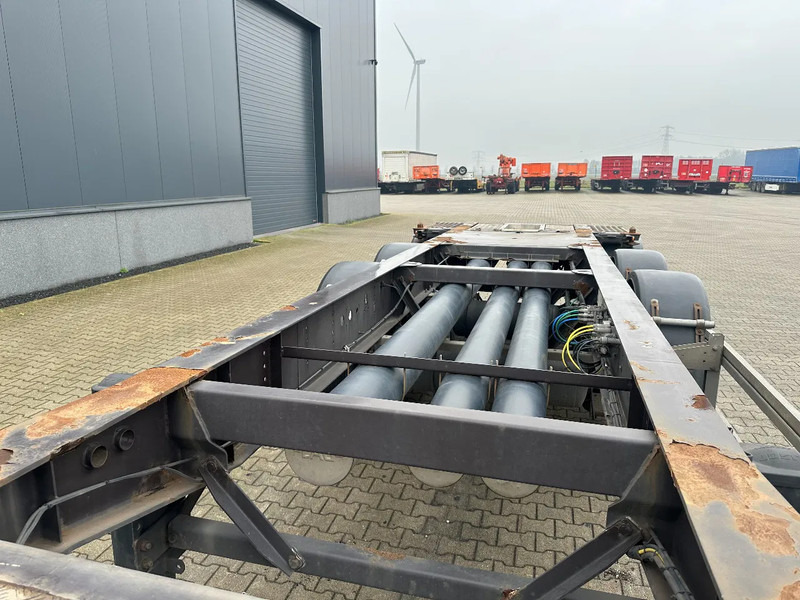Container transporter/ Swap body semi-trailer Burg 20FT ADR (EX/II, EX/III, FL, AT), empty weight: 3.690kg, SAF INTRADISC, 2x liftaxle, ALCOA, NL-Chassis: picture 10