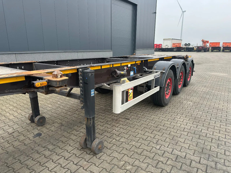 Container transporter/ Swap body semi-trailer Burg 20FT ADR (EX/II, EX/III, FL, AT), empty weight: 3.690kg, SAF INTRADISC, 2x liftaxle, ALCOA, NL-Chassis: picture 9