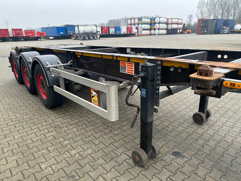 Container transporter/ Swap body semi-trailer Burg 20FT ADR (EX/II, EX/III, FL, AT), empty weight: 3.690kg, SAF INTRADISC, 2x liftaxle, ALCOA, NL-Chassis: picture 12