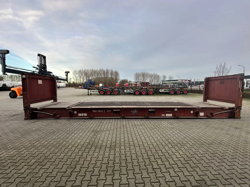 CIMC 40FT FLATRACK FLUSH FOLDING / CSC: 10/2027 / 10x available - Shipping container: picture 3 CIMC 40FT FLATRACK FLUSH FOLDING / CSC: 10/2027 / 10x available - Shipping container: picture 3