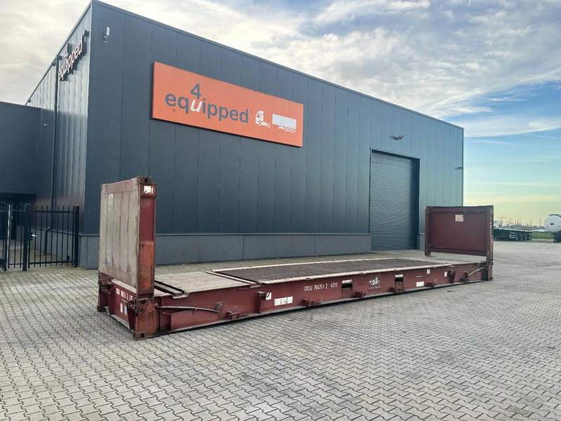 CIMC 40FT FLATRACK FLUSH FOLDING / CSC: 10/2027 / 10x available - Shipping container: picture 1 CIMC 40FT FLATRACK FLUSH FOLDING / CSC: 10/2027 / 10x available - Shipping container: picture 1