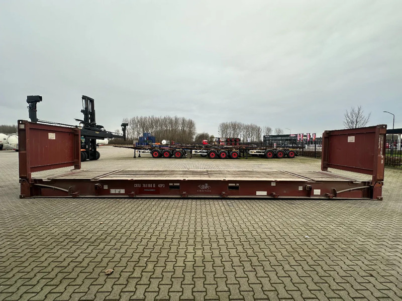 CIMC 40FT FLATRACK FLUSH FOLDING / CSC: 10/2027 / 10x available - Shipping container: picture 3 CIMC 40FT FLATRACK FLUSH FOLDING / CSC: 10/2027 / 10x available - Shipping container: picture 3