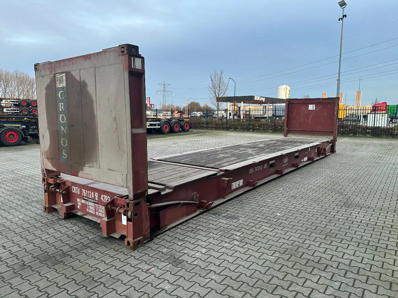 CIMC 40FT FLATRACK FLUSH FOLDING / CSC: 10/2027 / 10x available - Shipping container: picture 4 CIMC 40FT FLATRACK FLUSH FOLDING / CSC: 10/2027 / 10x available - Shipping container: picture 4