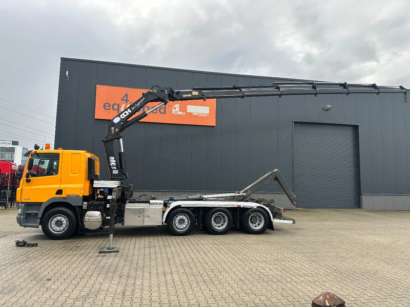 DAF CF 85.410 8x2 / HMF 3000 K6 crane (30T/m 6x extendable) + remote / HYVALIFT 26Tkg HOOK, / EURO-5 / NL-TRUCK - Hook lift truck, Crane truck: picture 4 DAF CF 85.410 8x2 / HMF 3000 K6 crane (30T/m 6x extendable) + remote / HYVALIFT 26Tkg HOOK, / EURO-5 / NL-TRUCK - Hook lift truck, Crane truck: picture 4