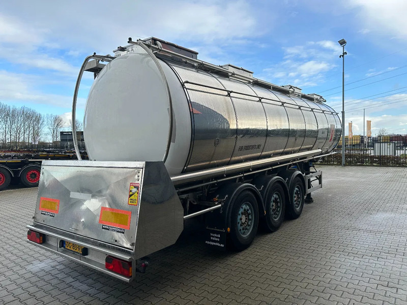Feldbinder LEBENSMITTEL / LEVENSMIDDELEN FOOD / 33.500L / 3-COMP / PUMPE / INOX / NL-trailer / APK: 07-2026 - Tank semi-trailer: picture 3 Feldbinder LEBENSMITTEL / LEVENSMIDDELEN FOOD / 33.500L / 3-COMP / PUMPE / INOX / NL-trailer / APK: 07-2026 - Tank semi-trailer: picture 3