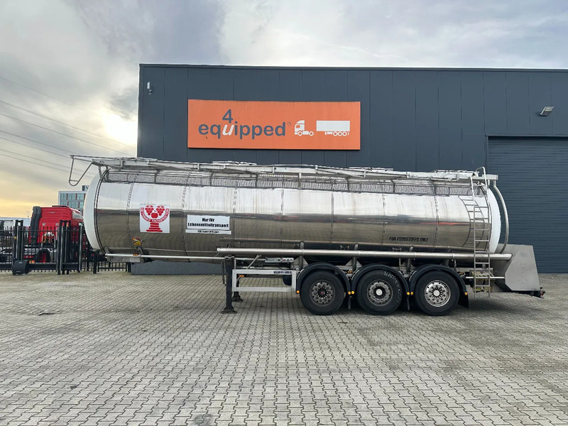 Feldbinder LEBENSMITTEL / LEVENSMIDDELEN FOOD / 33.500L / 3-COMP / PUMPE / INOX / NL-trailer / APK: 10-2026 - Tank semi-trailer: picture 2 Feldbinder LEBENSMITTEL / LEVENSMIDDELEN FOOD / 33.500L / 3-COMP / PUMPE / INOX / NL-trailer / APK: 10-2026 - Tank semi-trailer: picture 2