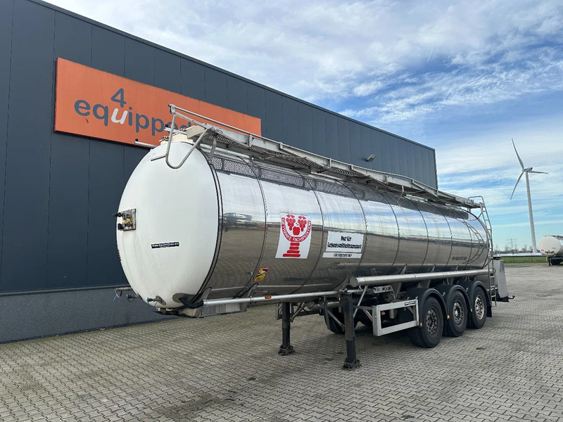 Feldbinder LEBENSMITTEL / LEVENSMIDDELEN FOOD / 33.500L / 3-COMP / PUMPE / INOX / NL-trailer / APK: 10-2026 - Tank semi-trailer: picture 1 Feldbinder LEBENSMITTEL / LEVENSMIDDELEN FOOD / 33.500L / 3-COMP / PUMPE / INOX / NL-trailer / APK: 10-2026 - Tank semi-trailer: picture 1