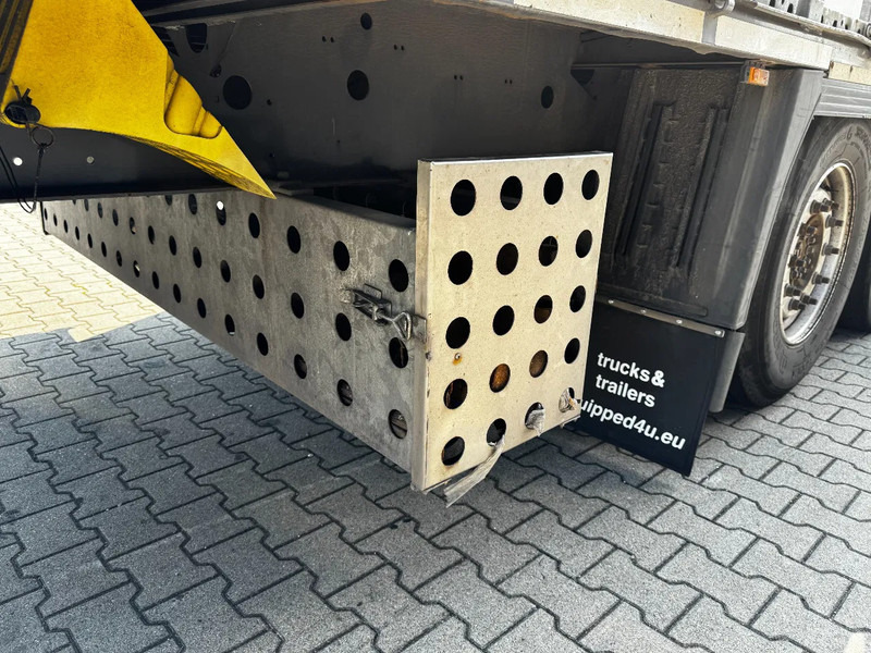 Dropside/ Flatbed semi-trailer Krone originele platte oplegger met rongpotten + rongen, liftas, schijfremmen, NL-oplegger: picture 15