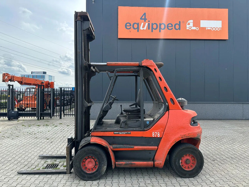 Linde H80D-03 FORKLIFT, 8000KG, duplex, 6 cil. Deutz diesel, 12.200hrs, - Diesel forklift: picture 3 Linde H80D-03 FORKLIFT, 8000KG, duplex, 6 cil. Deutz diesel, 12.200hrs, - Diesel forklift: picture 3