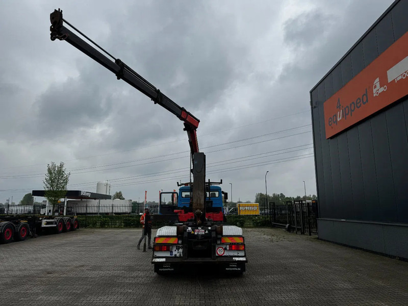 MAN FE 410A, 6x4, EURO-2, Palfinger 17000 Crane + VDL HOOK, full spring, manual gearbox, MOT 9/2025 - Hook lift truck, Crane truck: picture 5 MAN FE 410A, 6x4, EURO-2, Palfinger 17000 Crane + VDL HOOK, full spring, manual gearbox, MOT 9/2025 - Hook lift truck, Crane truck: picture 5