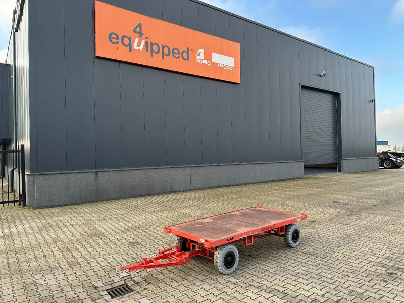 Mafi double-steered and connectable heavy-duty trailers with 6000kg loading capacity, 9x available - Material handling equipment: picture 2 Mafi double-steered and connectable heavy-duty trailers with 6000kg loading capacity, 9x available - Material handling equipment: picture 2
