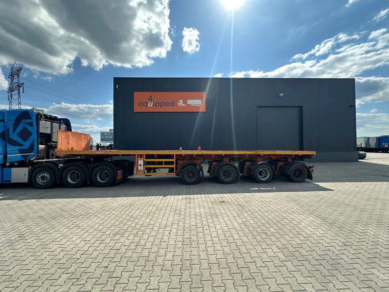 Nooteboom OVB-73-04, 73 tons Ballast trailer, 4 axles, 3 hydraulic steering axles, MOT 12/2025 - Dropside/ Flatbed semi-trailer: picture 2 Nooteboom OVB-73-04, 73 tons Ballast trailer, 4 axles, 3 hydraulic steering axles, MOT 12/2025 - Dropside/ Flatbed semi-trailer: picture 2