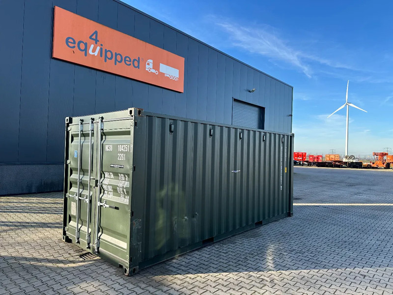 Onbekend TOP 20FT DV 8'6" containers ONE-WAY, 3x available, darkgreen - Shipping container: picture 1 Onbekend TOP 20FT DV 8'6" containers ONE-WAY, 3x available, darkgreen - Shipping container: picture 1