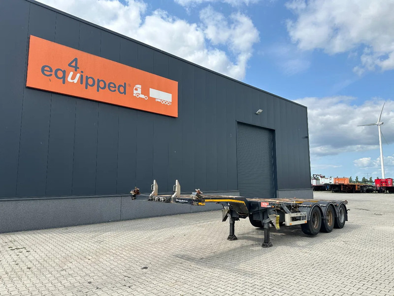 Pacton FLEX XL 45FT HC multi (2x extendable), liftaxle, SAF + DRUM, NL-chassis - Container transporter/ Swap body semi-trailer: picture 2 Pacton FLEX XL 45FT HC multi (2x extendable), liftaxle, SAF + DRUM, NL-chassis - Container transporter/ Swap body semi-trailer: picture 2
