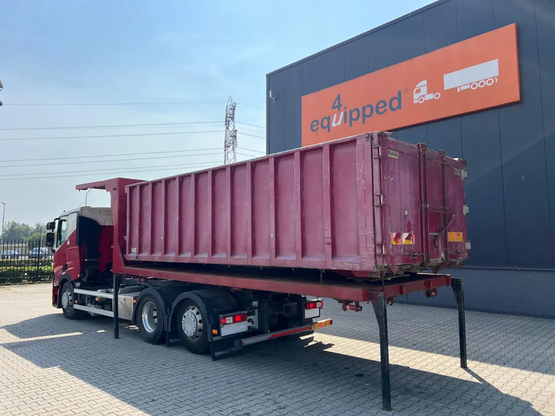 Tipper Renault T460 6x2, TIPPING FLATBED + TIPPING BOX (removable), original 251.464km!!!: picture 9