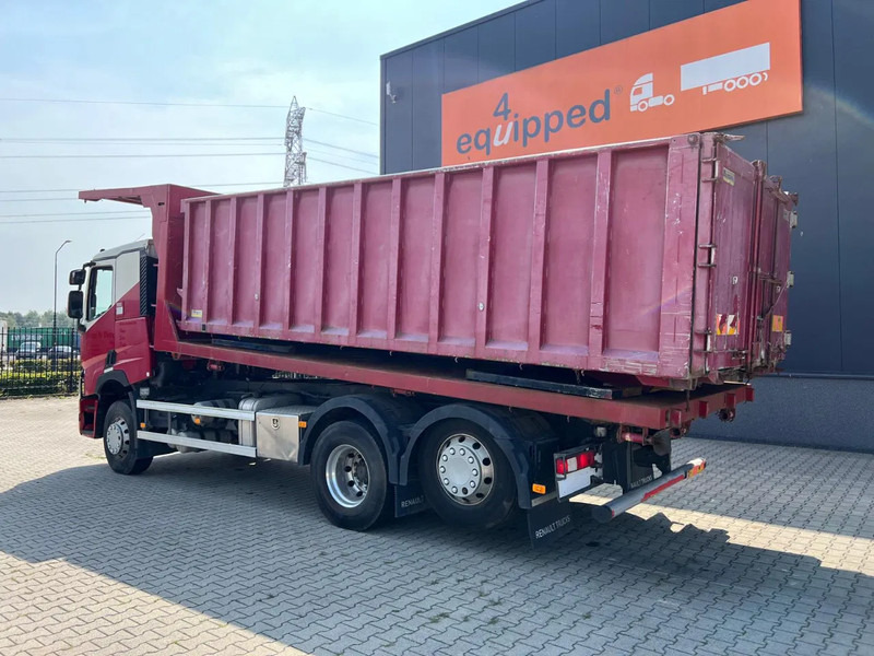 Tipper Renault T460 6x2, TIPPING FLATBED + TIPPING BOX (removable), original 251.464km!!!: picture 7
