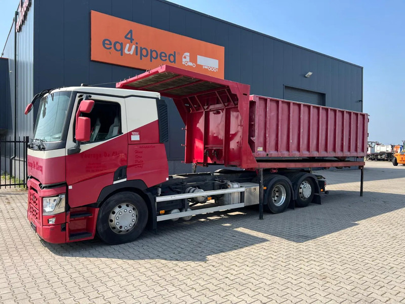 Renault T460 6x2, TIPPING FLATBED + TIPPING BOX (removable), original 251.464km!!! - Tipper: picture 1 Renault T460 6x2, TIPPING FLATBED + TIPPING BOX (removable), original 251.464km!!! - Tipper: picture 1