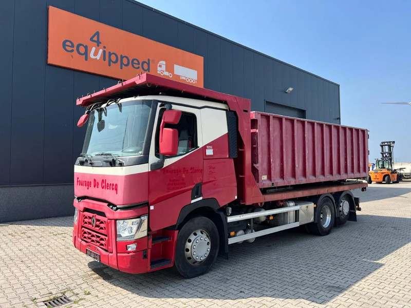 Renault T460 6x2, TIPPING FLATBED + TIPPING BOX (removable), original 251.464km!!! - Tipper: picture 2 Renault T460 6x2, TIPPING FLATBED + TIPPING BOX (removable), original 251.464km!!! - Tipper: picture 2
