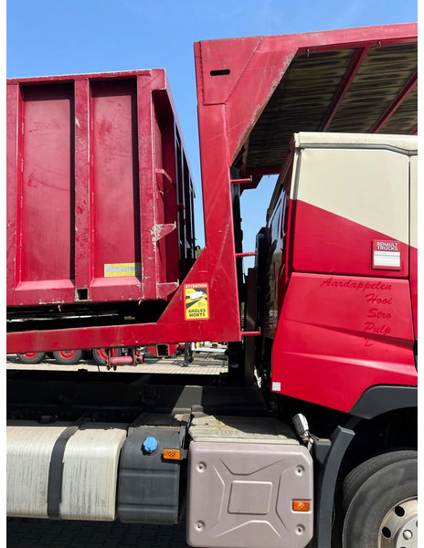 Tipper Renault T460 6x2, TIPPING FLATBED + TIPPING BOX (removable), original 251.464km!!!: picture 16