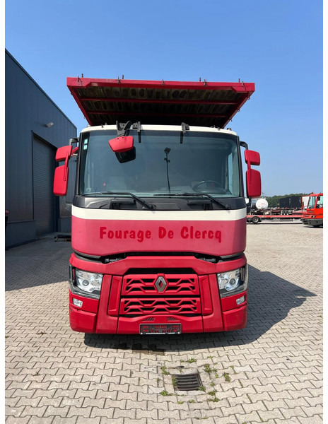 Tipper Renault T460 6x2, TIPPING FLATBED + TIPPING BOX (removable), original 251.464km!!!: picture 11
