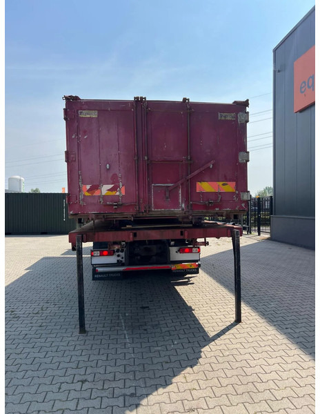 Tipper Renault T460 6x2, TIPPING FLATBED + TIPPING BOX (removable), original 251.464km!!!: picture 13