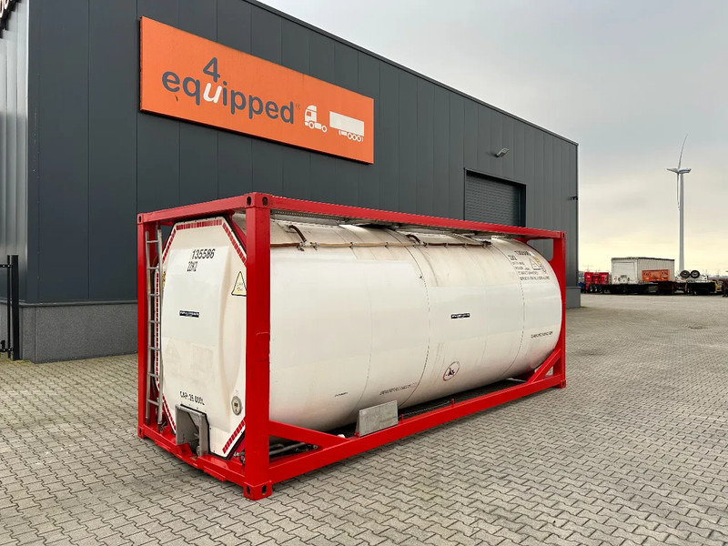 SINGAMAS 20FT ISO, 26.000L/1-COMP/3 BAFFELS/3 manholes, 5Y: 07-2027, L4BN, T11 - Storage tank: picture 1 SINGAMAS 20FT ISO, 26.000L/1-COMP/3 BAFFELS/3 manholes, 5Y: 07-2027, L4BN, T11 - Storage tank: picture 1