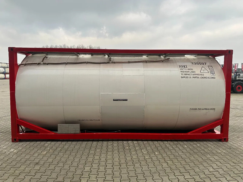 SINGAMAS 20FT ISO, 26.000L/1-COMP/3 BAFFELS/3 manholes, 5Y: 08-2027, L4BN, T11 - Storage tank: picture 3 SINGAMAS 20FT ISO, 26.000L/1-COMP/3 BAFFELS/3 manholes, 5Y: 08-2027, L4BN, T11 - Storage tank: picture 3
