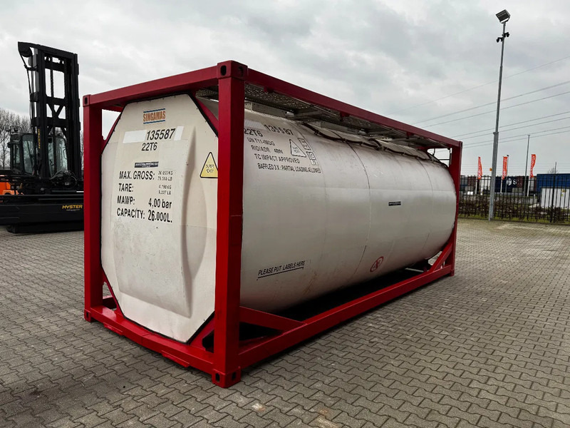SINGAMAS 20FT ISO, 26.000L/1-COMP/3 BAFFELS/3 manholes, 5Y: 08-2027, L4BN, T11 - Storage tank: picture 4 SINGAMAS 20FT ISO, 26.000L/1-COMP/3 BAFFELS/3 manholes, 5Y: 08-2027, L4BN, T11 - Storage tank: picture 4