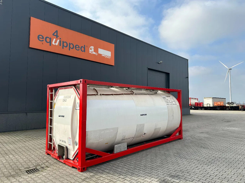 SINGAMAS 20FT ISO, 26.000L/1-COMP/3 BAFFELS/3 manholes, 5Y: 08-2027, L4BN, T11 - Storage tank: picture 1 SINGAMAS 20FT ISO, 26.000L/1-COMP/3 BAFFELS/3 manholes, 5Y: 08-2027, L4BN, T11 - Storage tank: picture 1